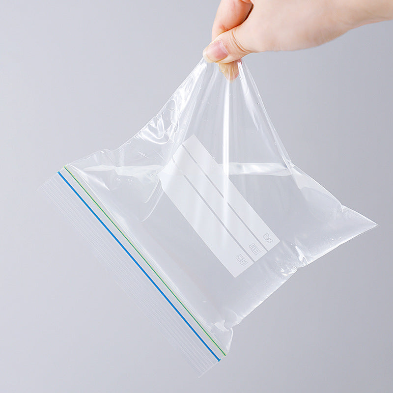 Double-gluten Fresh-keeping Bag Food Sealed Bag Vegetable and Fruit Refrigerated Storage Bag Food Classification Sealed Refrigerator Fresh-keeping Bag
