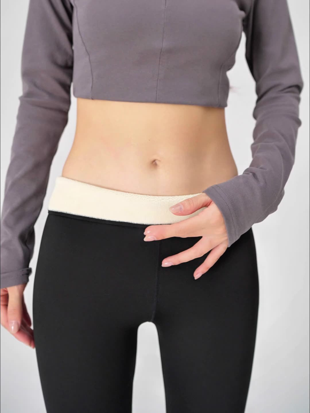 2024 Shark Pants for Women, Fleece-Lined and Thickened, High-Waisted, Hip-Lifting Yoga Pants, Leggings, Lamb Fleece, Plus Size