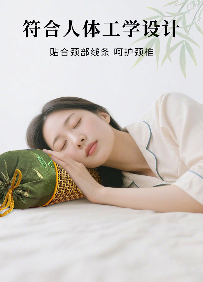 Mugwort Cervical Spine Pillow Mat Cylindrical Pillow Pure Mugwort Household Cervical Spine Cylindrical Candy Mugwort Pillow Manufacturer Wholesale