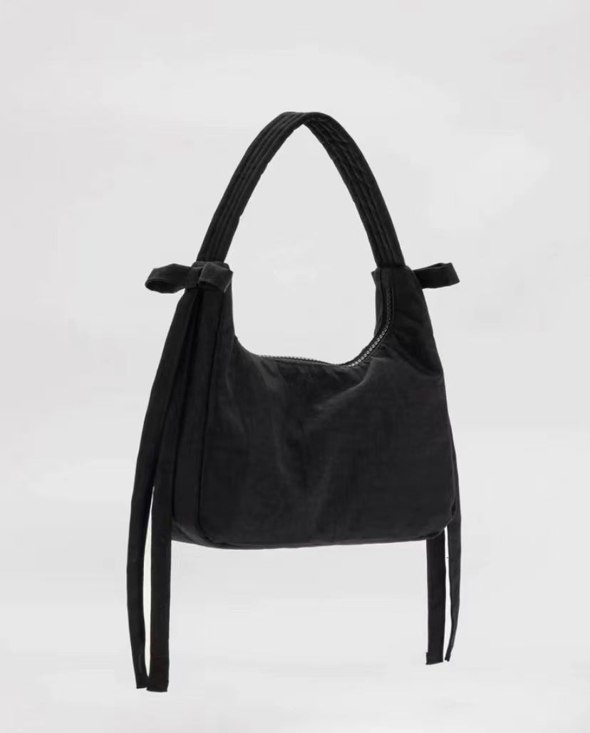 American niche design Baggu Mini Bow handbag underarm bag fashion trendy sky blue all-match women's bag