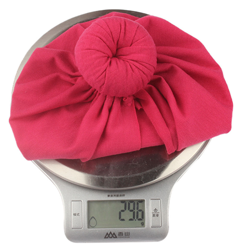 European and American New Style Baby Pullover Hat, Cute Solid Color Donut Baby Hat, Thin and Comfortable Baby Hat for All Seasons