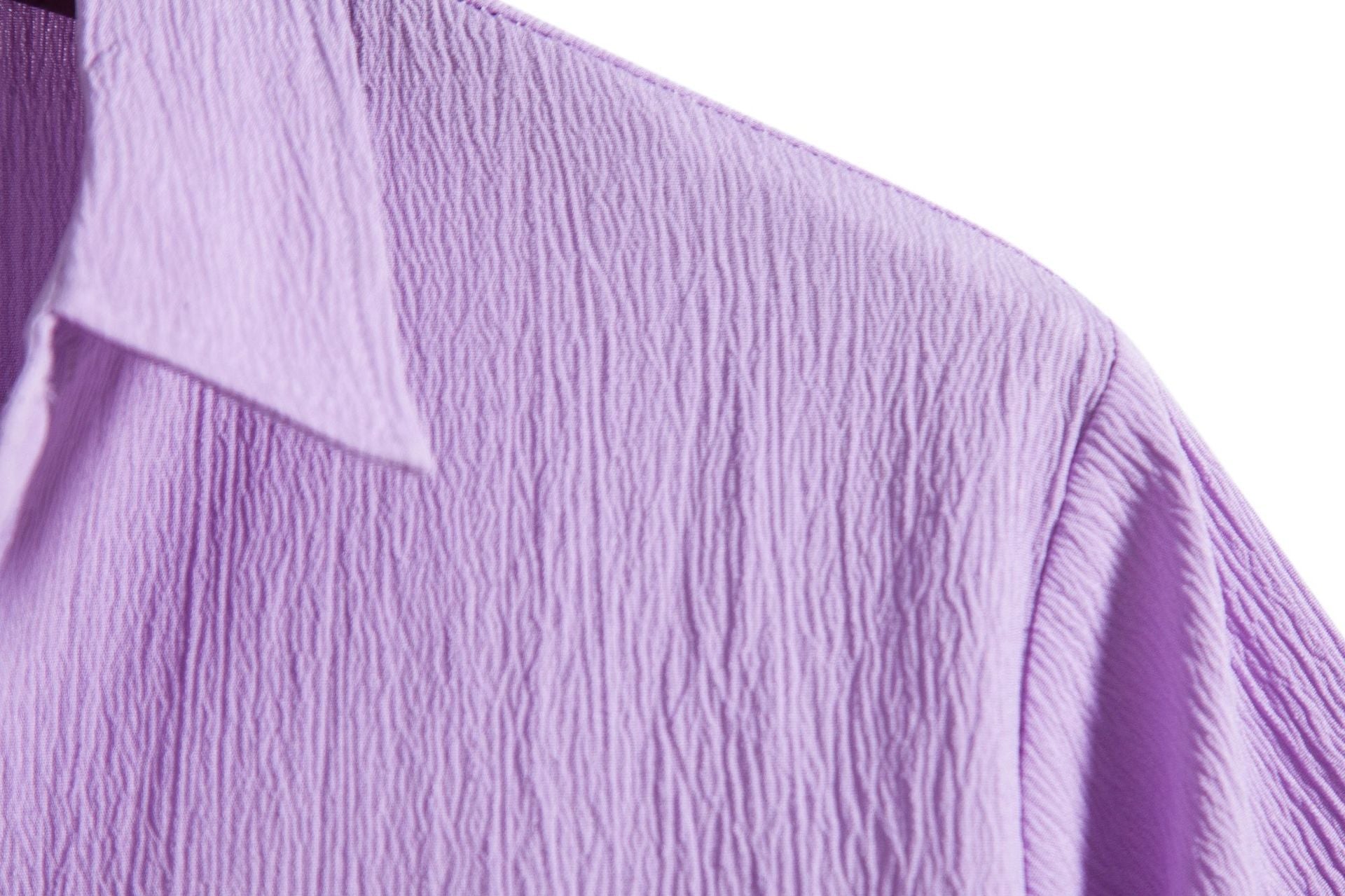 Cross-border 2025 Summer New Men's Short-sleeved Shirt Loose Solid Color Button Short-sleeved Shirt Men's Short-sleeved Shirt
