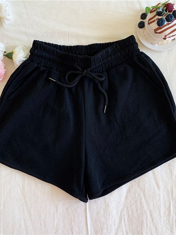Plus-Size Women's Summer New Korean-Style High-Waisted Loose Slimming Home Wide-Leg Casual Shorts for Outdoor Wear