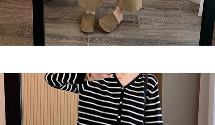 in stock Early Autumn New 2024 Pregnant Women's High Waist Slimming Casual Pants Women's Design Sense Pear-Shaped Figure Nine-point Haren Pants