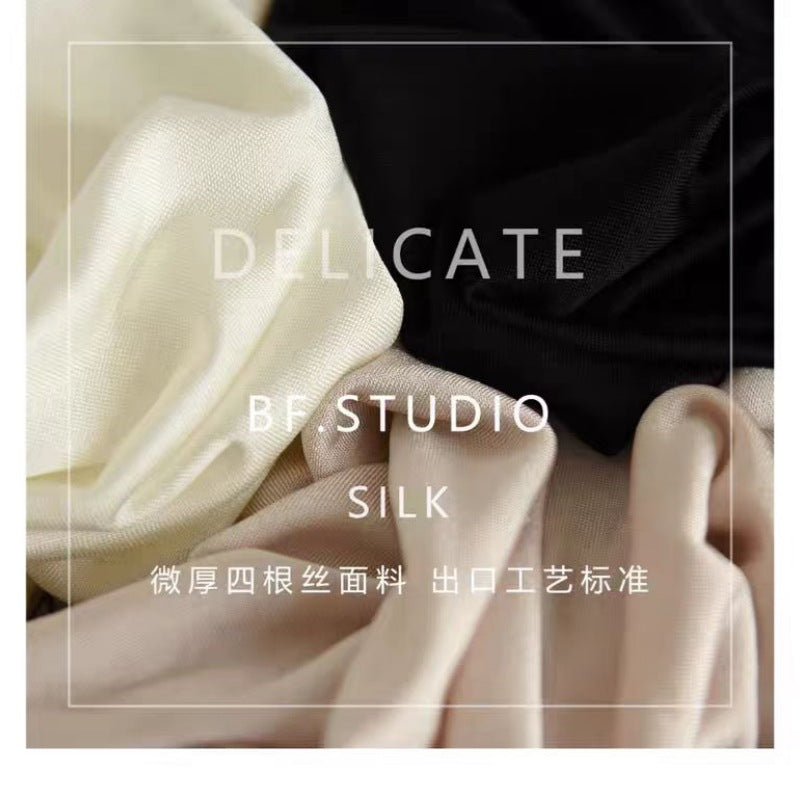 24 Summer New Style Silk Shorts for Women, Plus Size, Anti-Exposure, Breathable, Thin Safety Shorts, Mulberry Silk Pajama Shorts, Leggings
