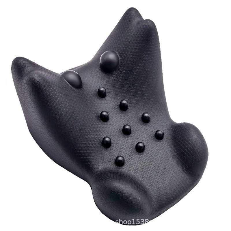 Cross-Border Supply of Pu Self-Skinning Massage Pillow, Straightening, Special Sleep Aid, Cervical Spine Pillow, Acupoint Neck Pillow