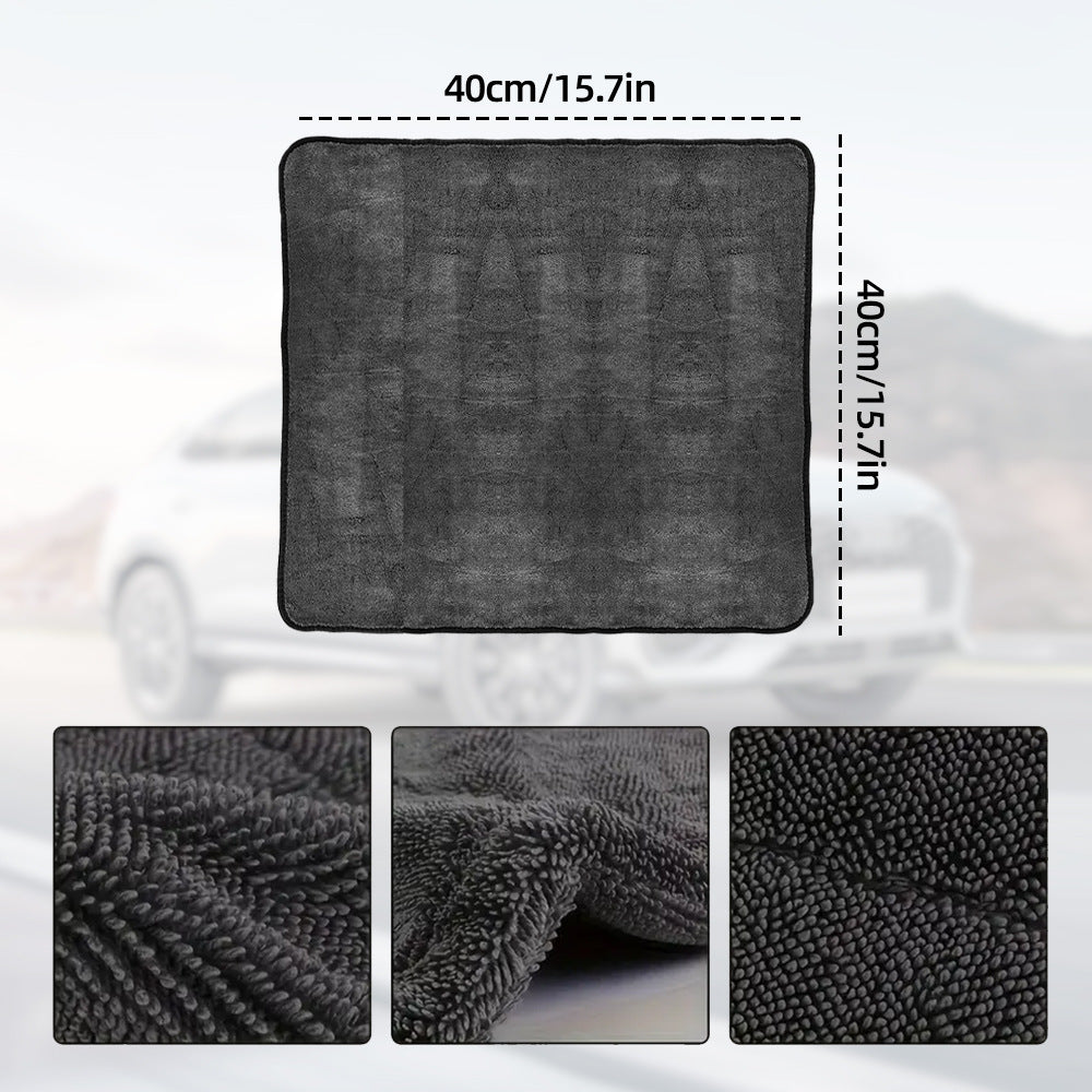 SEAMETAL Car Wash Towel 1200GSM Microfiber Double-Sided Ultra Absorbent Car Wash Cloth Cleaning Drying Towel Washing Accessories