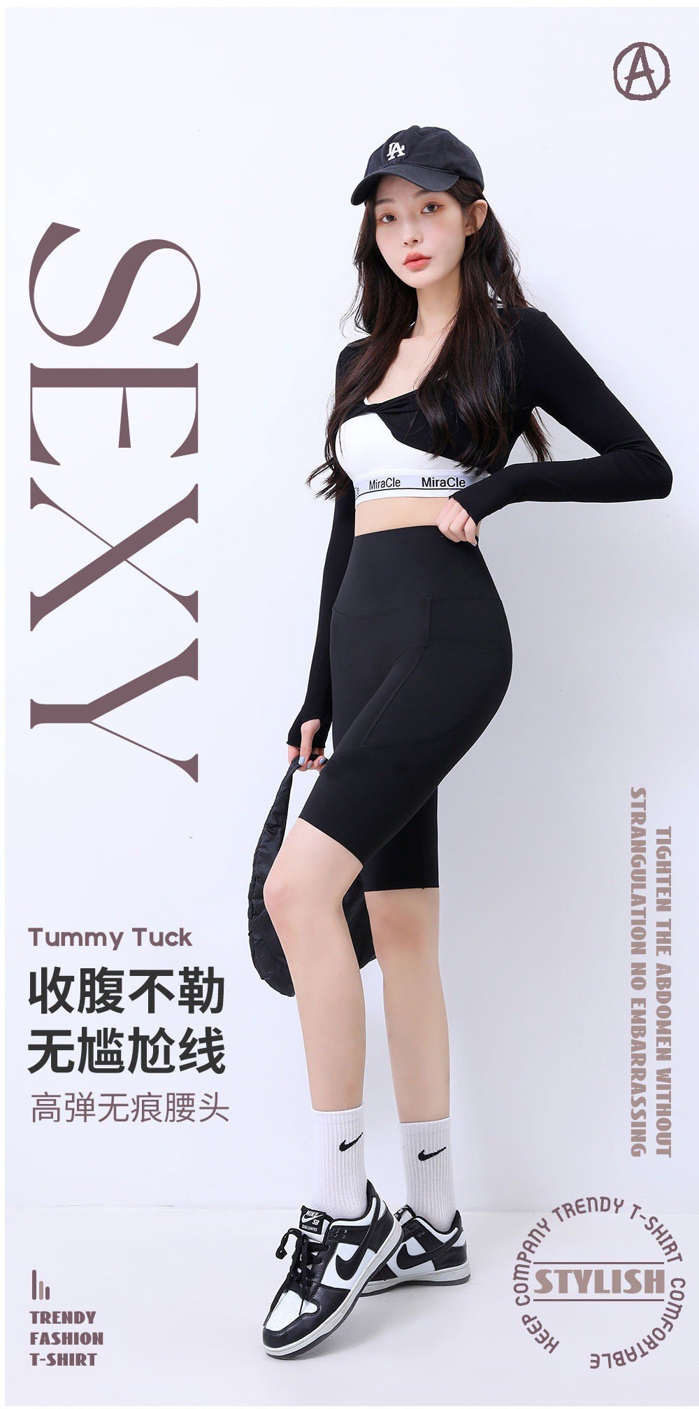 Five-Point Flap Pocket Pants Shark Pants Women's Outer Wear 2025 Bottoming Safety Pants Summer Thin High-Waisted Belly-Control Barbie Pants Shorts