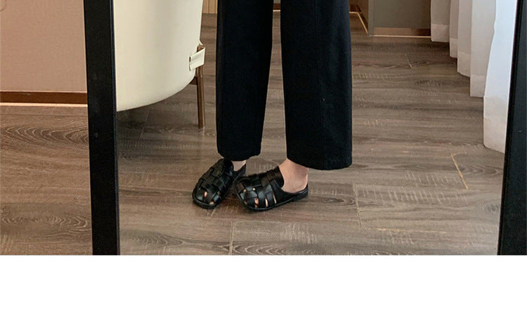 in stock Early Autumn New 2024 Pregnant Women's High Waist Slimming Casual Pants Women's Design Sense Pear-Shaped Figure Nine-point Haren Pants