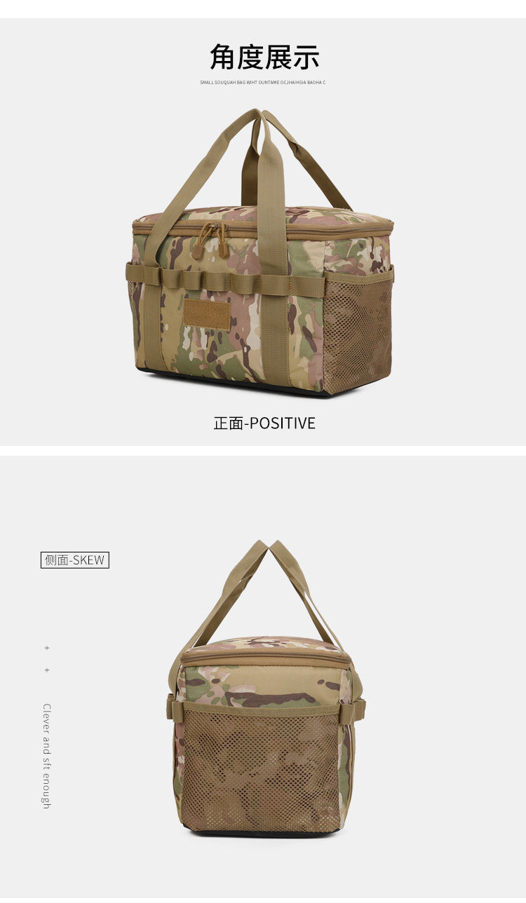 in stock Niuniu Outdoor Camping Storage Bag Large Capacity Camouflage Handbag Tear Resistant Material Tactical Bag Wholesale