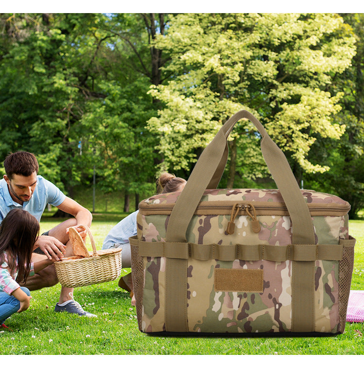 in stock Niuniu Outdoor Camping Storage Bag Large Capacity Camouflage Handbag Tear Resistant Material Tactical Bag Wholesale