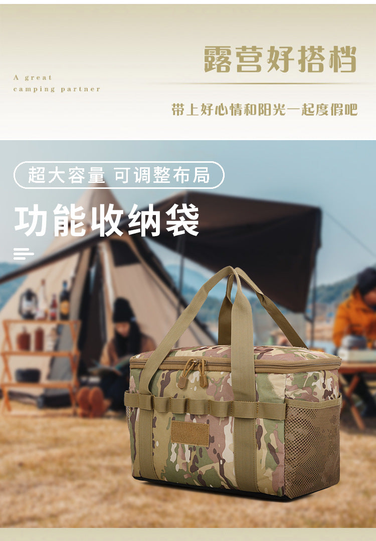 in stock Niuniu Outdoor Camping Storage Bag Large Capacity Camouflage Handbag Tear Resistant Material Tactical Bag Wholesale
