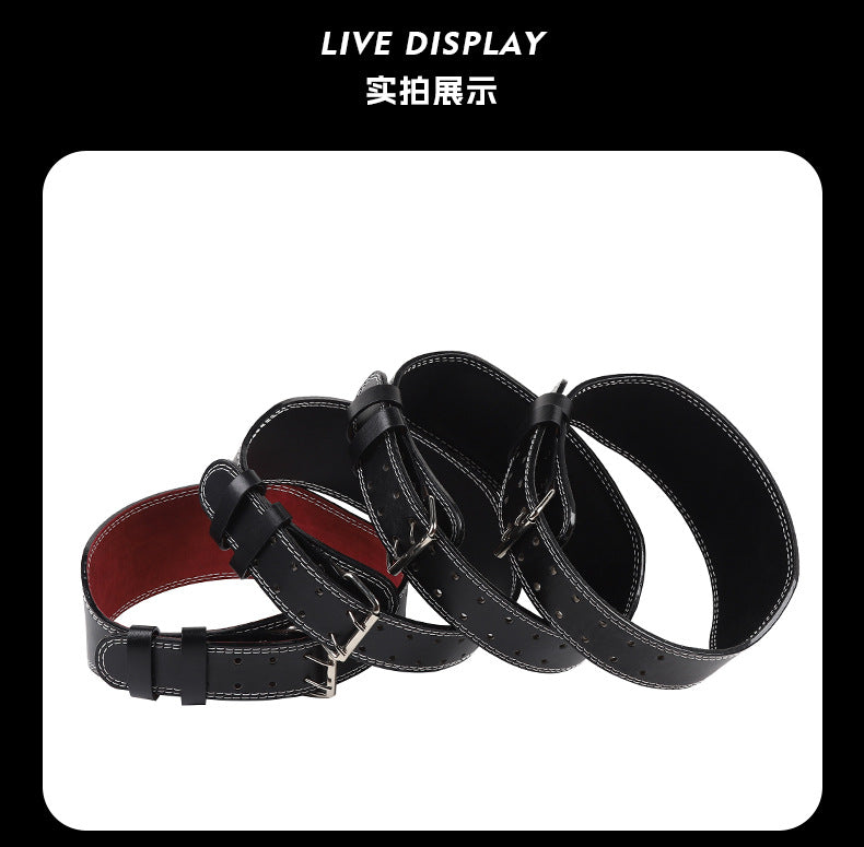 Sports Waist Protection Fitness Weightlifting Belt Fitness Belt Squat Deadlift Waist Protection Bench Press Training Wholesale for Men and Women