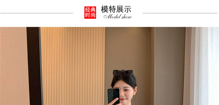 in stock Early Autumn New 2024 Pregnant Women's High Waist Slimming Casual Pants Women's Design Sense Pear-Shaped Figure Nine-point Haren Pants