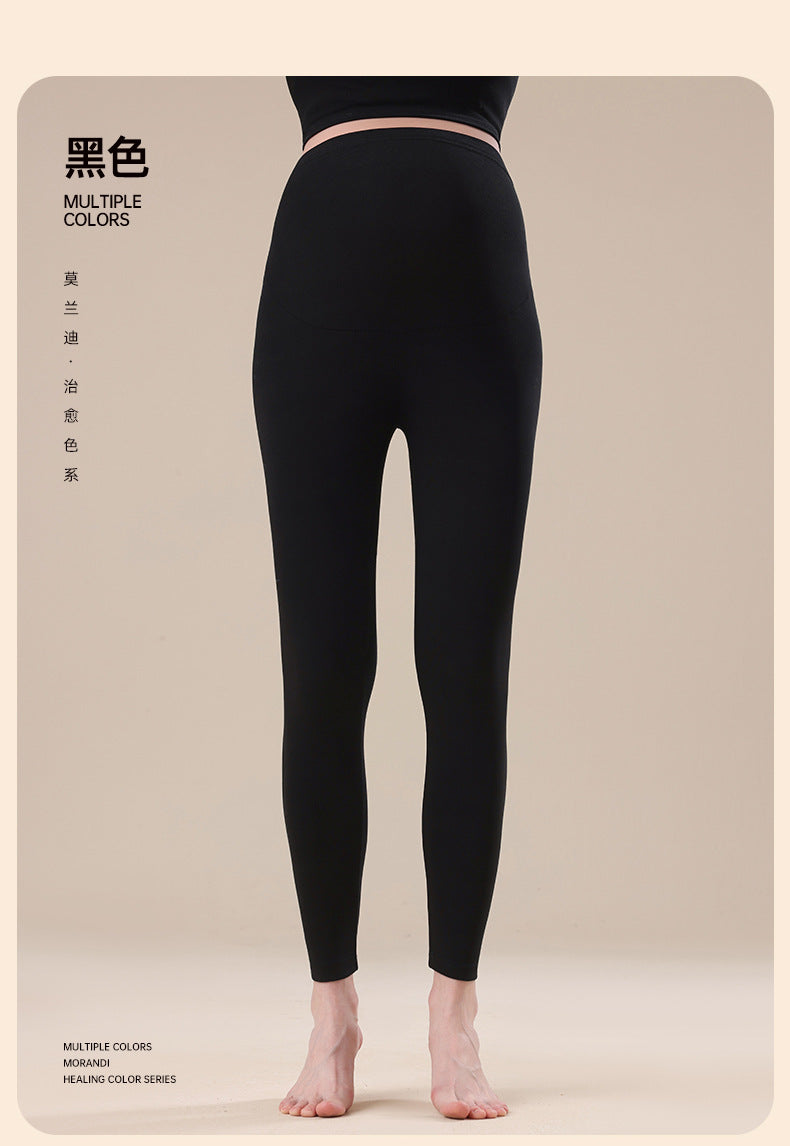Pure Cotton Maternity Autumn Pants That Don'T Squeeze the Belly, Large Size Inner Wear for Autumn and Winter, Cotton Thermal Pants, Pregnancy Warm Underpants, Home Pants