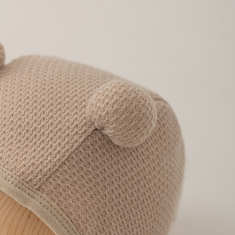 Baotou winter men's and women's autumn baby hat baby hat fetal hat cute super cute spring and autumn cap baby ear protection