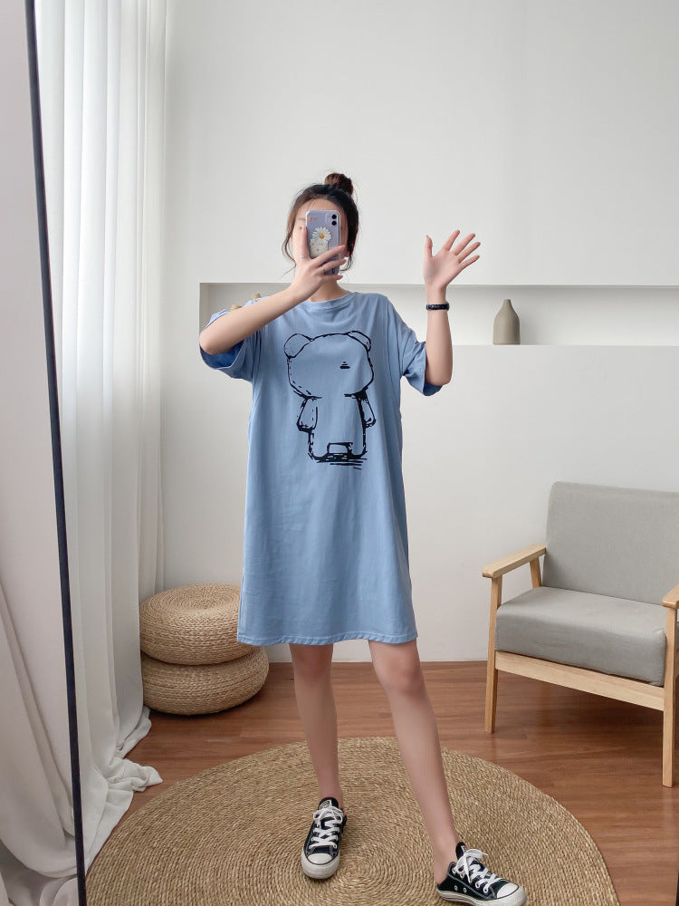 Pregnant Women's Nursing Clothing for Going Out, Fashionable Nursing Short-Sleeved Summer Hot Mom Style Women's Clothing, Breastfeeding Clothing, Trendy Breastfeeding Clothes