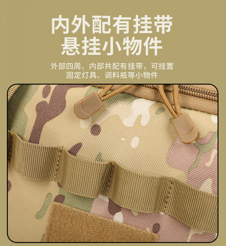 in stock Niuniu Outdoor Camping Storage Bag Large Capacity Camouflage Handbag Tear Resistant Material Tactical Bag Wholesale
