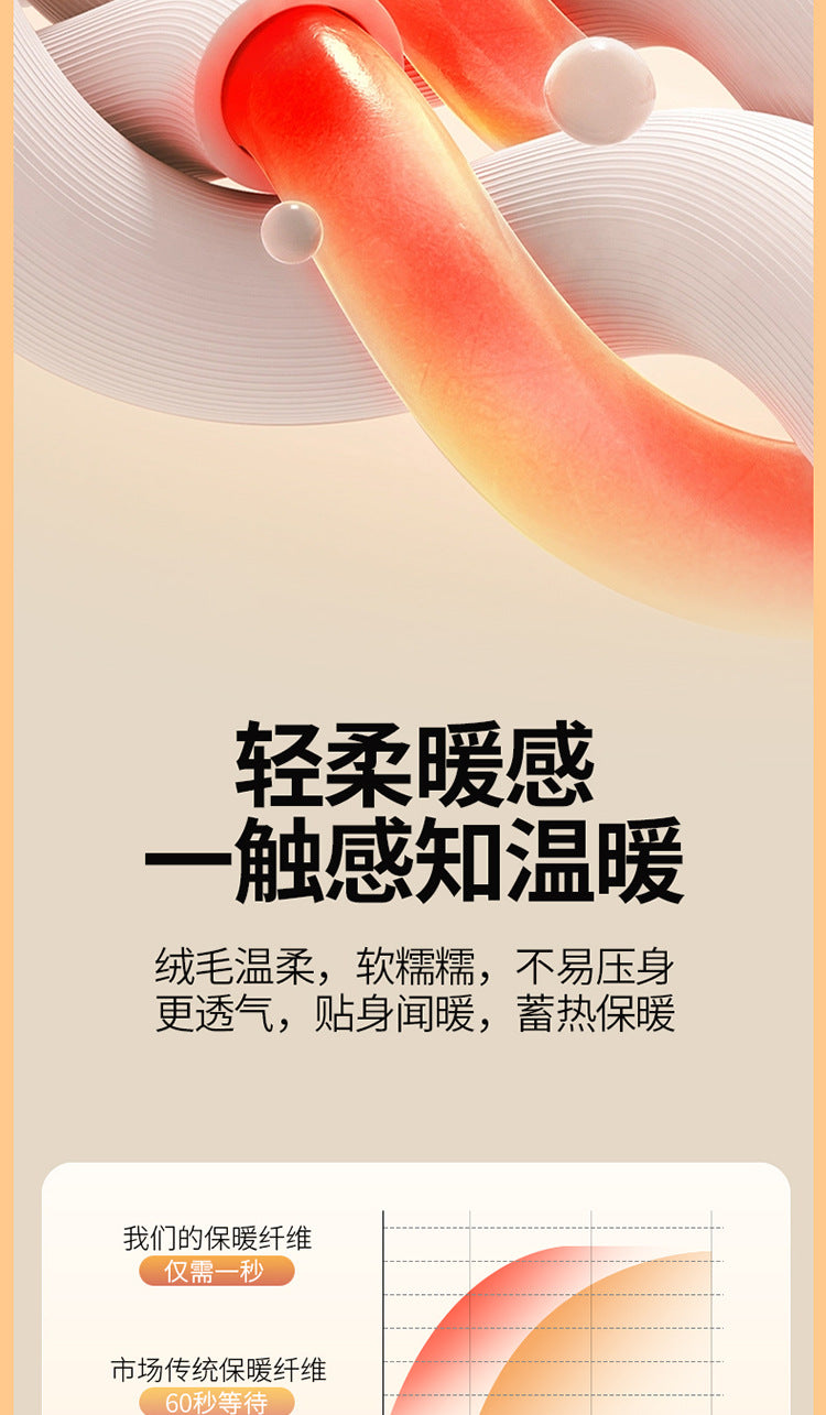 Maternity Autumn and Winter Thermal Underwear Nursing Sleepwear All-Season Warm No-Wear Underwear Postpartum Maternity Top Base Layer