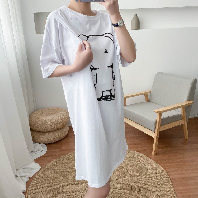 Pregnant Women's Nursing Clothing for Going Out, Fashionable Nursing Short-Sleeved Summer Hot Mom Style Women's Clothing, Breastfeeding Clothing, Trendy Breastfeeding Clothes
