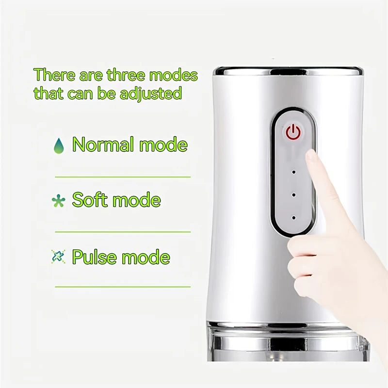 Teeth Oral Irrigator Portable Mouth Washing Machine Interdental Cleaning Irrigator USB Oral Teeth Dental Water Flosser