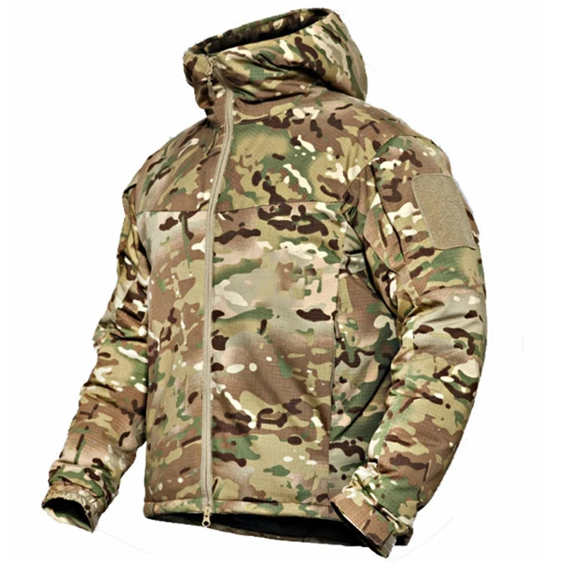 Winter Parkas Men Tactical Jackets Heating Militarmy Jacket Keep Warm Hooded Coats Windbreaker Multicam Thermal Camo Clothing