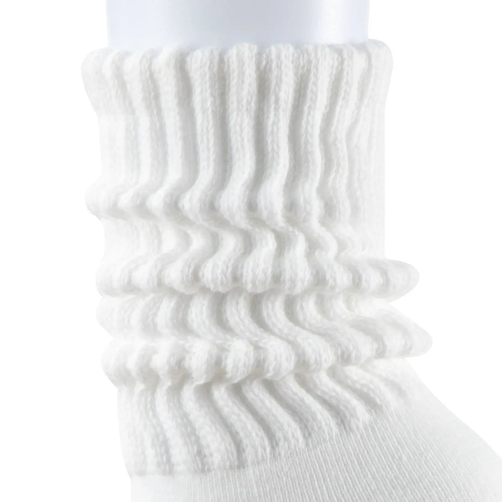 RMSWEETYIL Slouch Scrunch Stacked Socks for Women 80s 90s Slouch Cotton Thick Chunky Loose High Tube Boot Socks