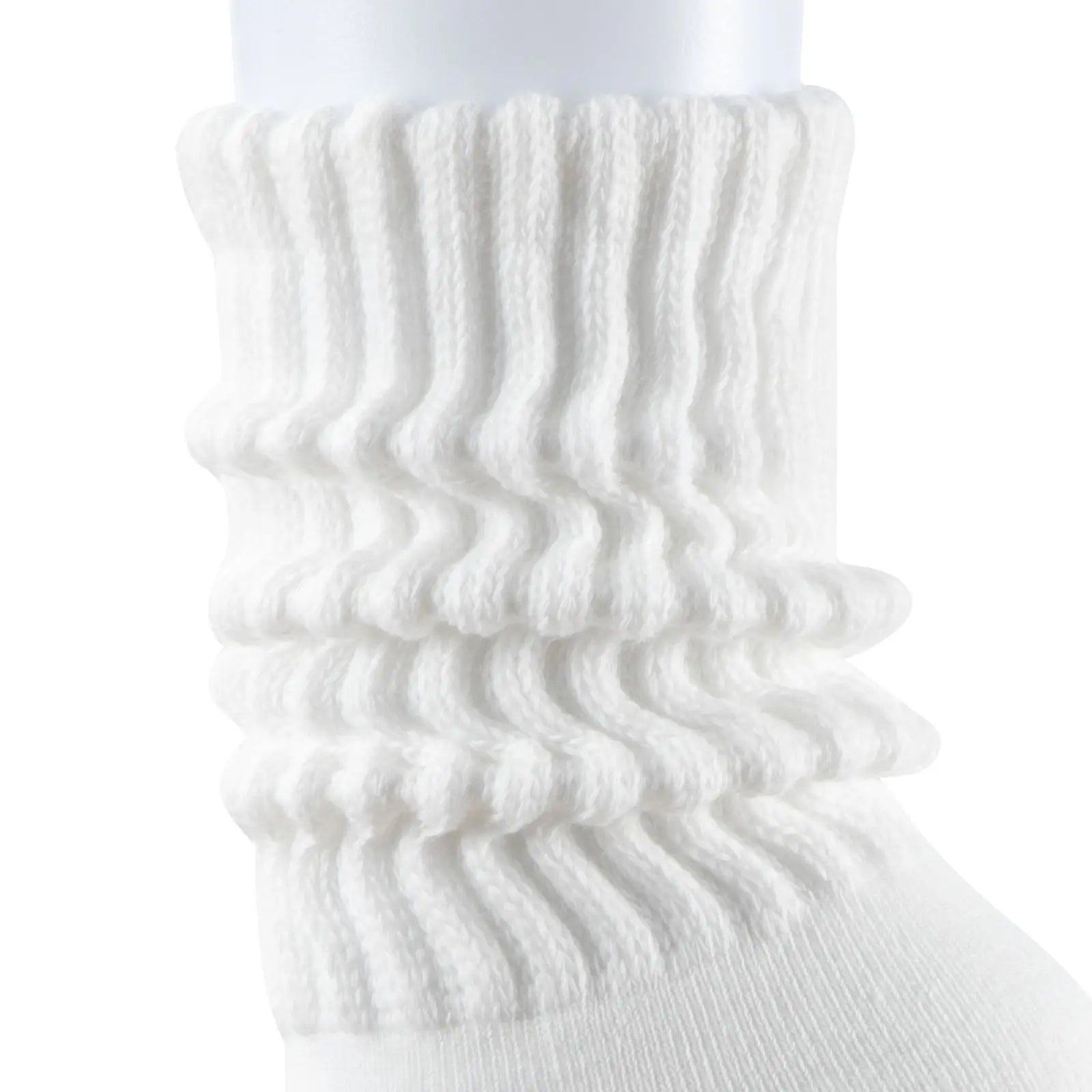 RMSWEETYIL Slouch Scrunch Stacked Socks for Women 80s 90s Slouch Cotton Thick Chunky Loose High Tube Boot Socks