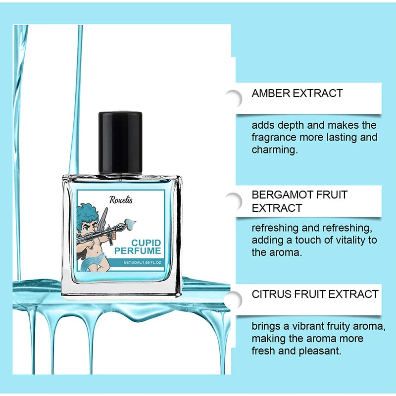 Cupid Cologne Perfume Pheromone Fragrance Spray of Man to Attract Women,Seductive Flirting Scent Female Dating,Angel Body Mist