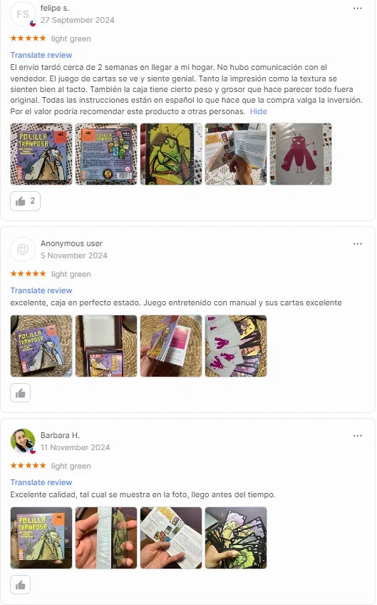 Cheating Moth Spanish Card Game For Adults Children Juegos De Mesa Español Polilla Tramposa Board Games For Family Party Games