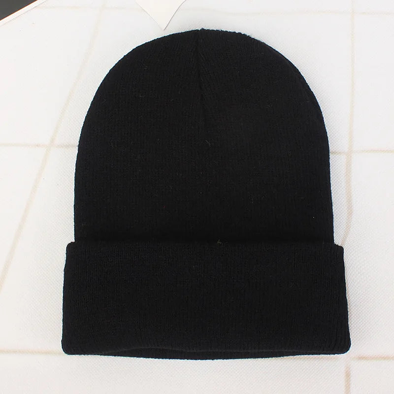 Winter Hats Unisex New Beanies Hat Knitted Solid Cap For Women Men Autumn Female Beanie Warmer Bonnet Men Casual Cap Wholesale