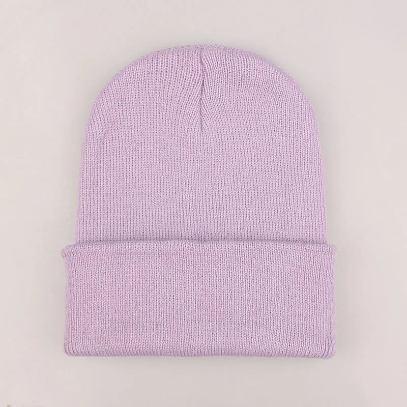 Winter Hats Unisex New Beanies Hat Knitted Solid Cap For Women Men Autumn Female Beanie Warmer Bonnet Men Casual Cap Wholesale