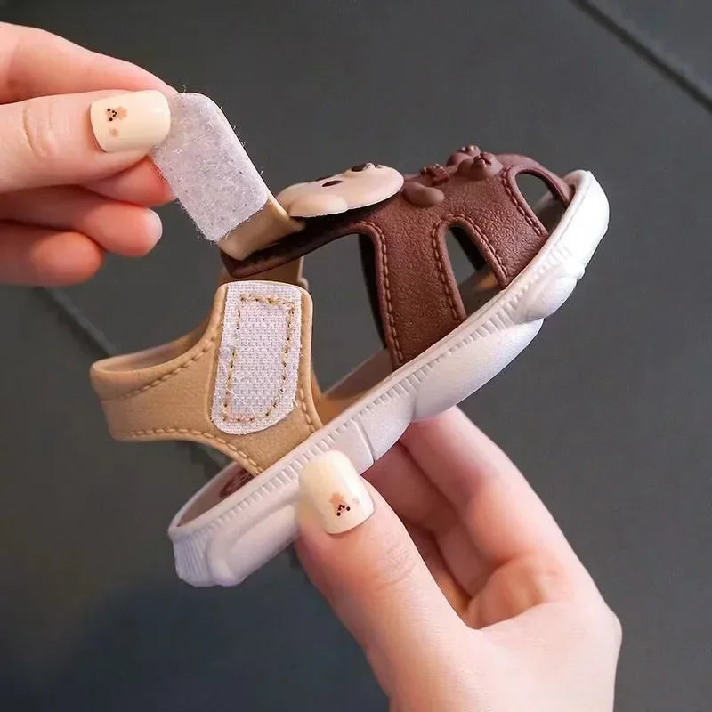 2026 Summer Baby Boys Girls Sandals Children Beach Sandals Cartoon Infant Toddler Shoes Comfortable Soft Sole Kids Student Shoes