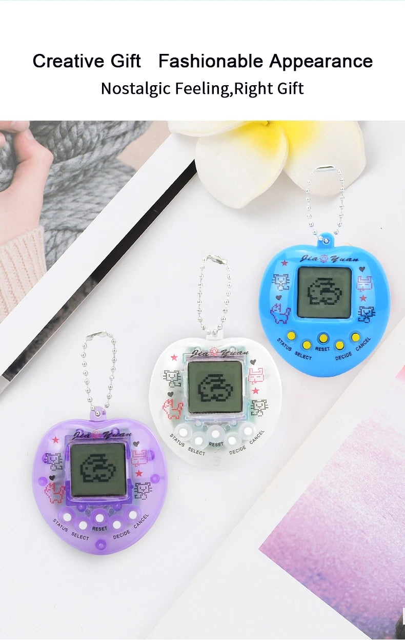 Kids Electronic Pets Game Tamagotchi Handheld Game Console Toy in Russian Original German Spanish Polish Virtual Digital Pet Toy