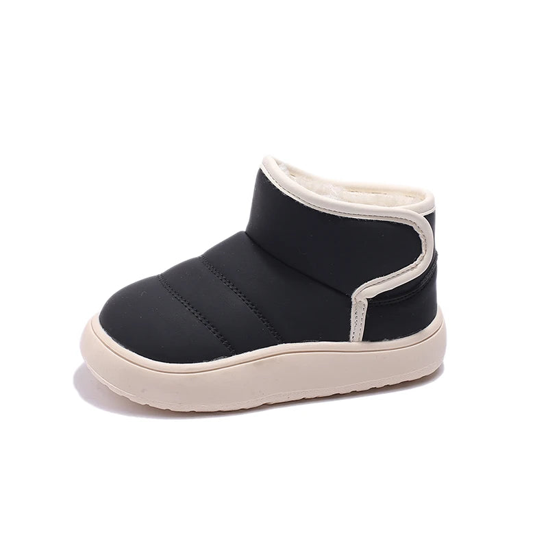 Autumn Winter Baby Boys Girls Snow Boots Children Outdoor Plush Shoes Anti-Slippery Infant Casual Shoes Waterproof Kids Boots