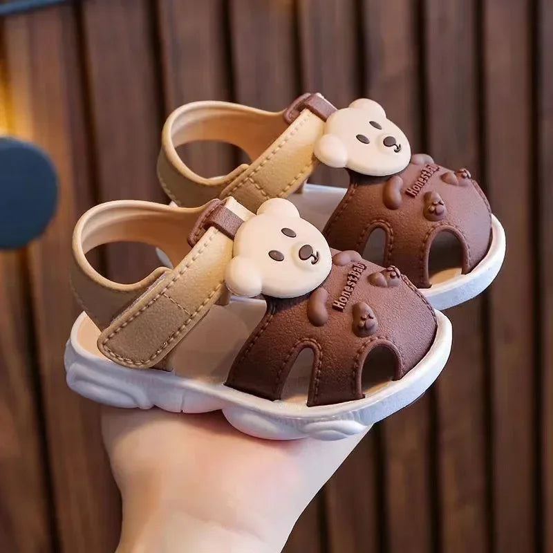 2026 Summer Baby Boys Girls Sandals Children Beach Sandals Cartoon Infant Toddler Shoes Comfortable Soft Sole Kids Student Shoes