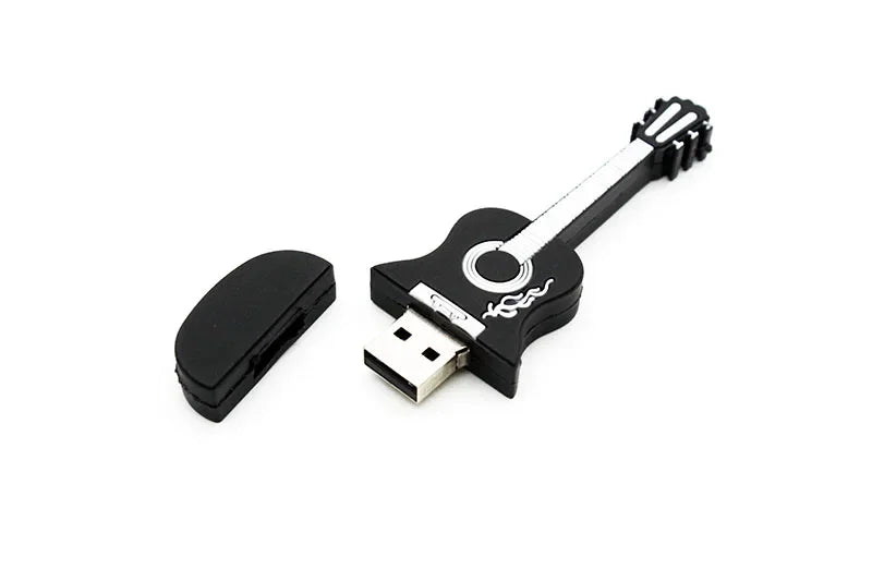 Cartoon Cle Usb Pendrive Guitar Piano Accordion USB Flash Drive  128GB 64GB 32GB 16GB 8GB 4GB USB 2.0 Memoria Stick Pen Drive