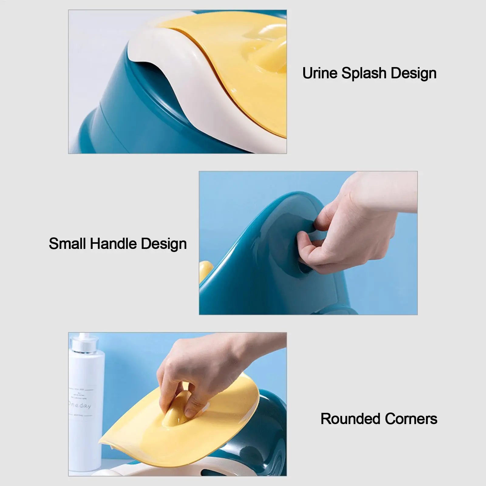 hot Toddler Potty Baby Toilet Trainer Portable Training Toilet For Travel Stable And Safe Oval Bottom Design Non Slip Potty