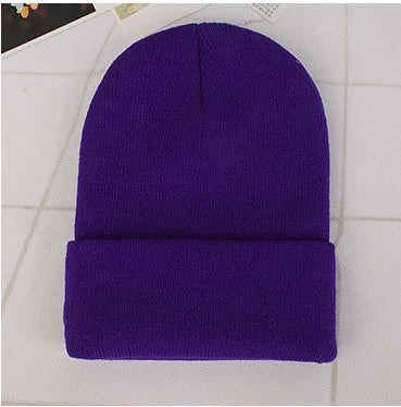 Winter Hats Unisex New Beanies Hat Knitted Solid Cap For Women Men Autumn Female Beanie Warmer Bonnet Men Casual Cap Wholesale
