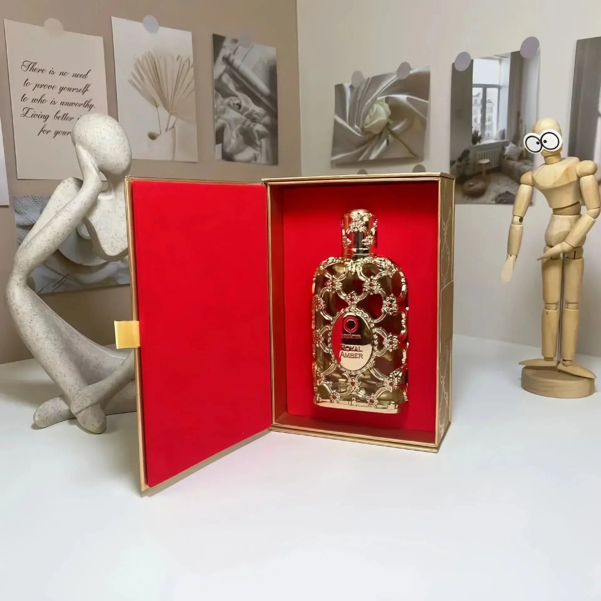 Orientica Royal Amber Rouge Oud Saffron Men Women Eau De spray Unisex Neutral Glass Bottle Rose Cologne long lasting smell