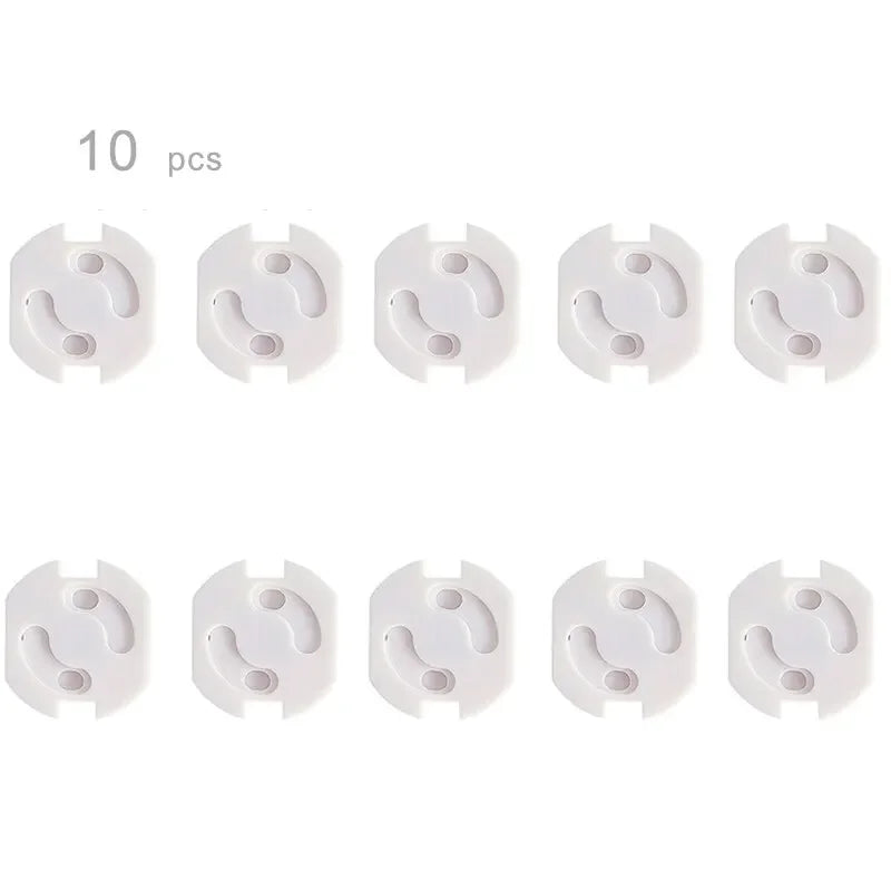 Baby Safety Socket Covers 10pcs Electrical Plastic Outlet Protectors Child Safe Socket Security Protection