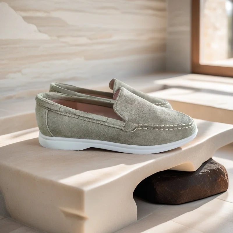 Male 2025 Classic Brand Suede Leather Loafers Men Casual Shoes Luxury Mens Breathable Slip on Driving Shoes Moccasins