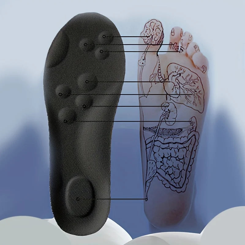 Elastic Sport Insoles – Breathable Arch Support Cushion Pads