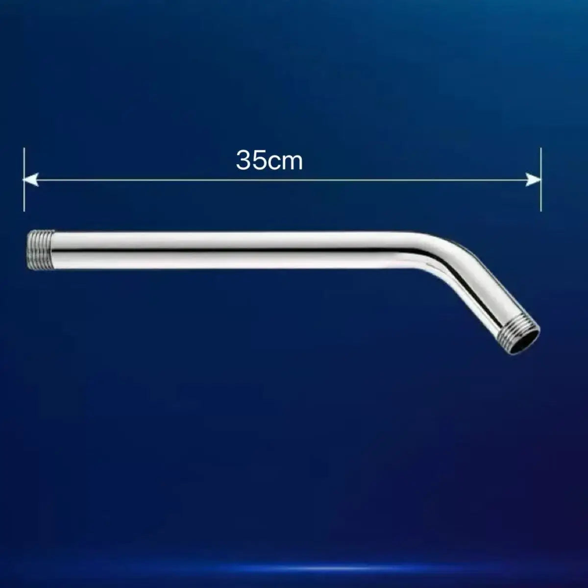 15/20/25/30/35cm Stainless Steel Wall Shower Arm Shower Head Extension Pipe Arm Bracket Bathroom Home Accessories