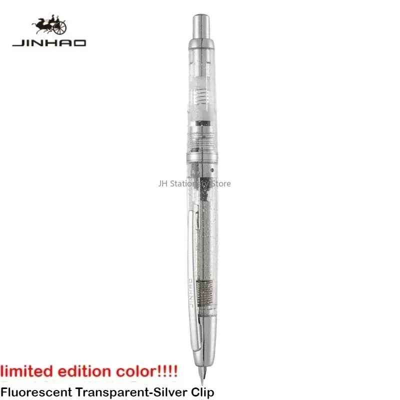 Burgundy Limited Edition!!! JINHAO 20 Press Fountain Pen Retractable Writing Ink Converter Office Supplies PK 10 A1 Stationery
