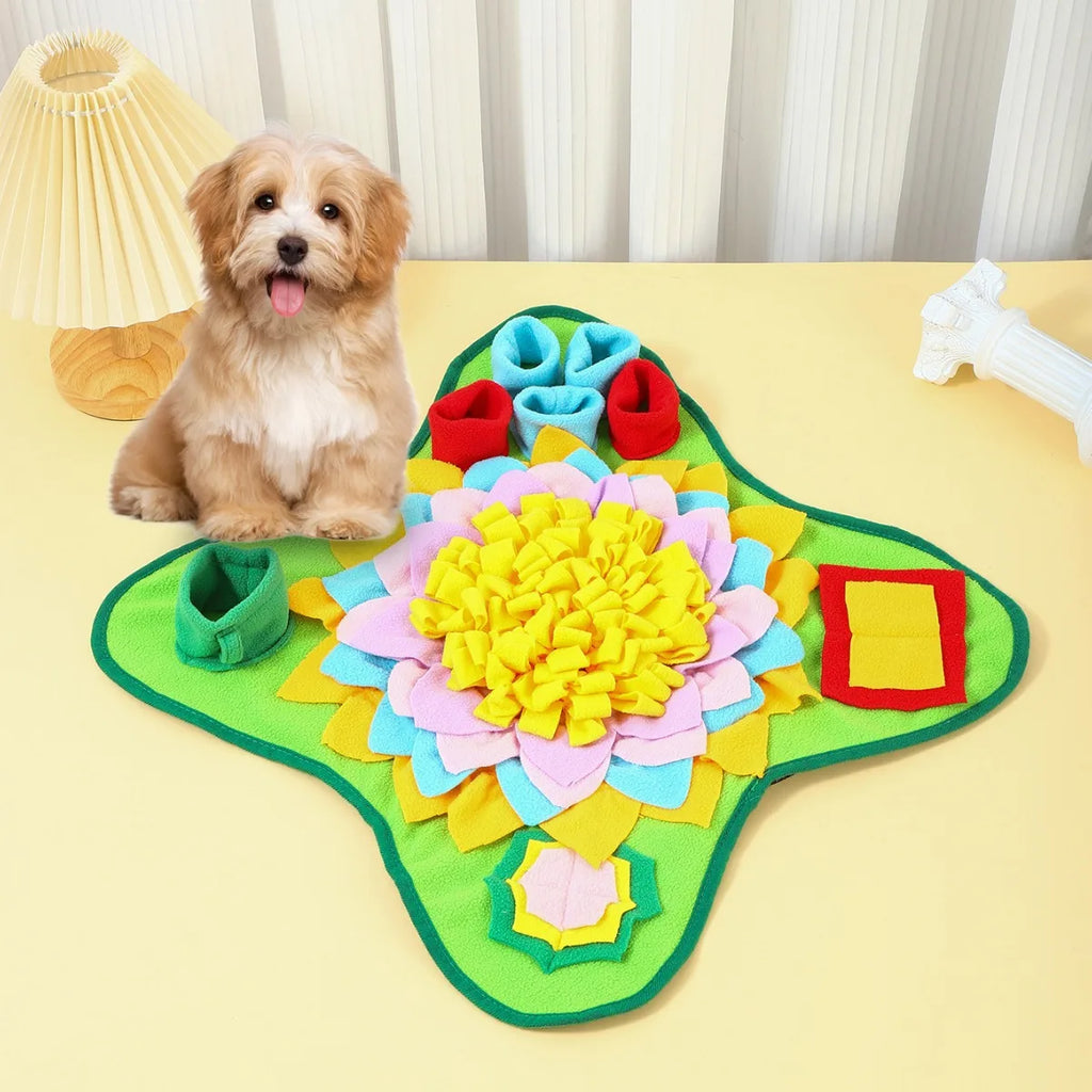 Good Pet Snuffle Mat for Dogs,Interactive Feed Puzzle for Boredom,Encourages Natural Foraging Skills