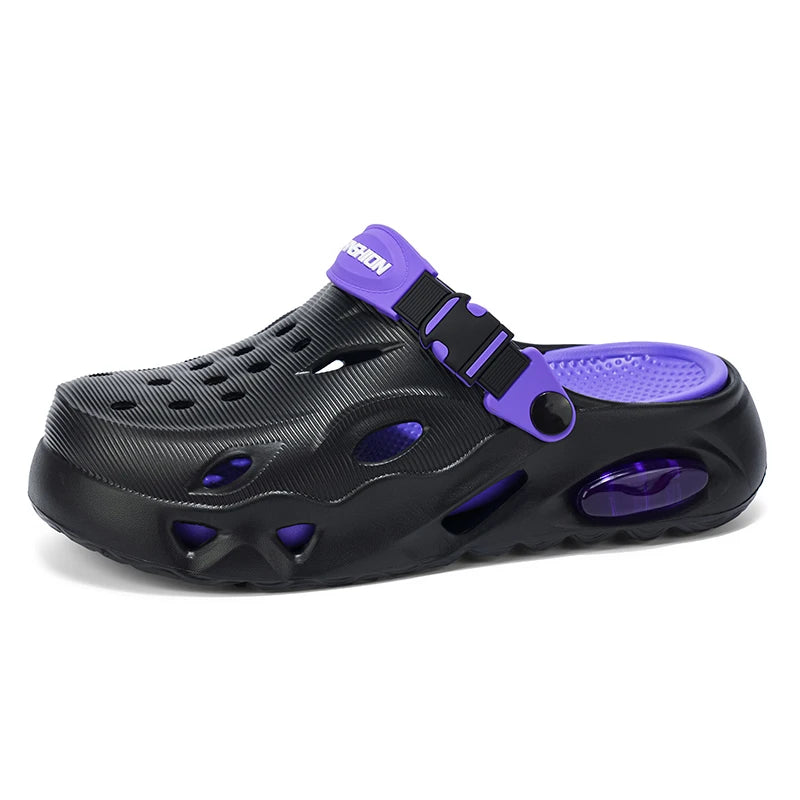 Men's New Summer Sports Sandals for Beach Wear, Non-Slip, Wear-Resistant, Closed-Toe Shoes, Sandals and Slippers