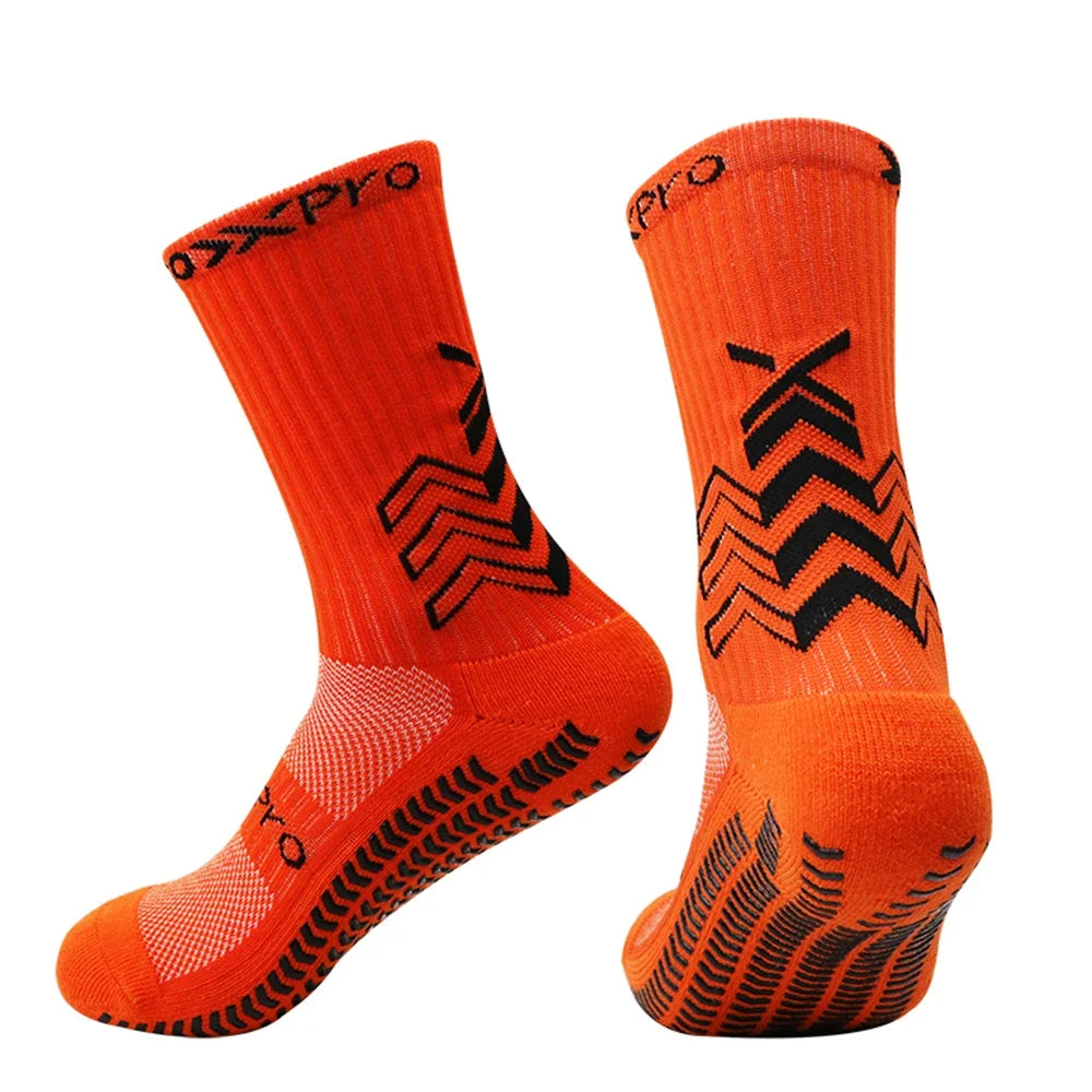 1 Pair Non Slip Sports for Men Women Breathable Unisex Athletic Soccer Socks for Football Basketball Baseball Running