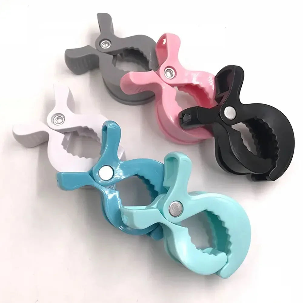 2pcs Baby Stroller Accessories Baby Stroller Clamp Alligator Clip Pram Peg Portable Stroller Hook Baby Car Seat Clips Toddler