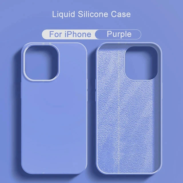 Liquid Silicone iPhone Case – Soft Touch Shockproof Protective Cover